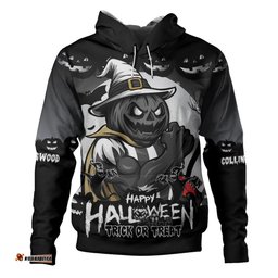 Amazing Aussie Collingwood Dark Pumpkin Halloween Spirit Hoodie