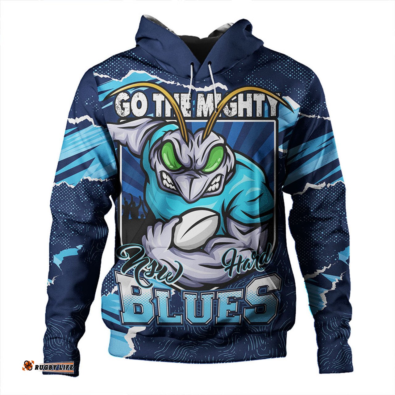 Amazing Aussie New South Wales Blues NSW Rampage Cockroaches Edition Hoodie