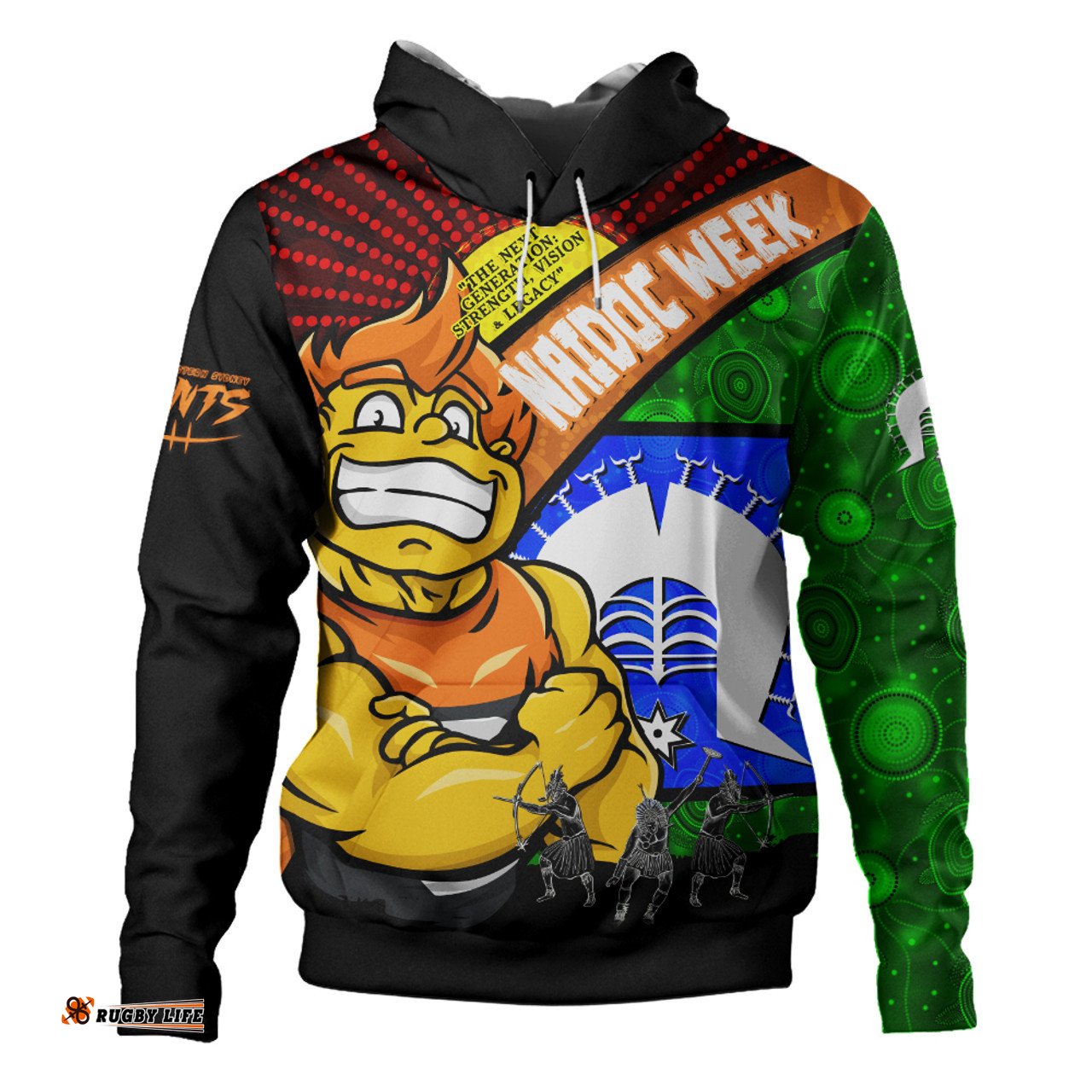 Amazing Aussie GWS GIANTS NAIDOC Week Pride Edition Hoodie