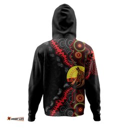 Amazing Aussie Indigenous Australian Aboriginal Didgeridoo Sunset Dreaming Hoodie