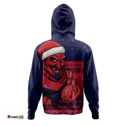 Amazing Aussie Melbourne Merry Christmas Down Under Footy Power Style Hoodie