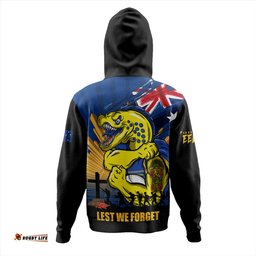 Amazing Aussie Parramatta Eels Fearless ANZAC Defender Hoodie