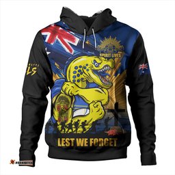 Amazing Aussie Parramatta Eels Fearless ANZAC Defender Hoodie