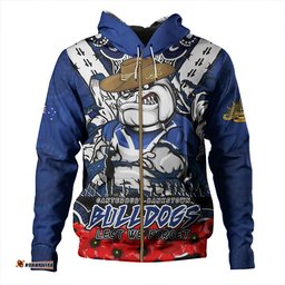 Amazing Aussie Canterbury Bankstown Bulldogs Ripped Legacy Of The Game The ANZAC Spirit Lives On Hoodie