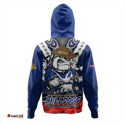 Amazing Aussie Canterbury Bankstown Bulldogs Ripped Legacy Of The Game The ANZAC Spirit Lives On Hoodie