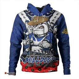 Amazing Aussie Canterbury Bankstown Bulldogs Ripped Legacy Of The Game The ANZAC Spirit Lives On Hoodie