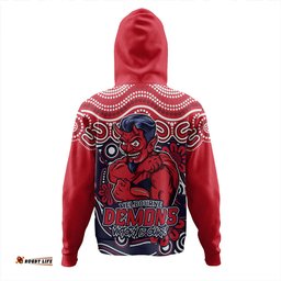 Amazing Aussie Melbourne Aboriginal Inspired Tough Fan Football For Life Hoodie