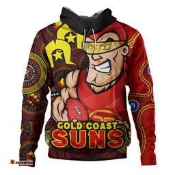 Amazing Aussie Gold Coast SUNS NAIDOC Spirit Of Country Hoodie