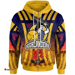 Amazing Aussie Otago Highlanders Rugby Aboriginal Inspired Anzac Day Otago Highlanders With Poppy Flower Hoodie