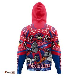 Amazing Aussie Newcastle Knights Naidoc Week Custom For Our Elders Home Jersey Hoodie
