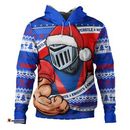Amazing Aussie Newcastle Knights Ugly Knit Style For Christmas Game Fans Hoodie