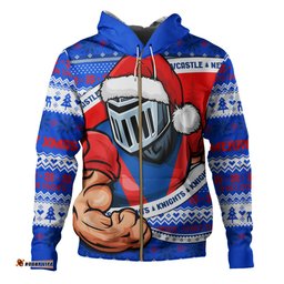Amazing Aussie Newcastle Knights Ugly Knit Style For Christmas Game Fans Hoodie