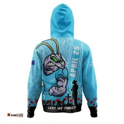 Amazing Aussie New South Wales Blues Anzac Day Lest We Forget Strong Fighting Spirit Hoodie