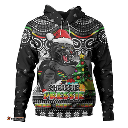 Amazing Aussie Penrith Panthers Aussie Ugly Christmas For Die Hard Fan Supporters Hoodie