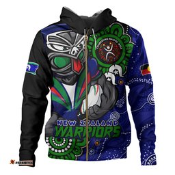 Amazing Aussie New Zealand Warriors Power Through Generations NAIDOC Edition Hoodie