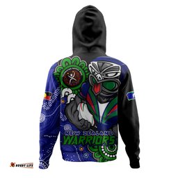 Amazing Aussie New Zealand Warriors Power Through Generations NAIDOC Edition Hoodie