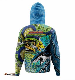 Amazing Aussie Parramatta Eels Vs Sharkies Custom The Best of The Best Hoodie