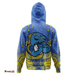 Amazing Aussie Parramatta Eels Custom Custom With Aboriginal Inspired Style Of Dot Painting Patterns Hoodie