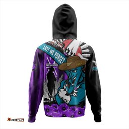 Amazing Aussie Port Adelaide ANZAC Day Honor Purple Valor And Spirit Hoodie