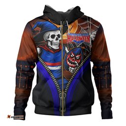 Amazing Aussie Western Bulldogs Halloween Night Reaper Hoodie