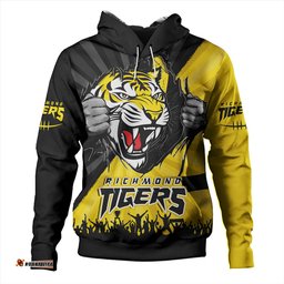 Amazing Aussie Richmond Breaking Through Fan Design Hoodie