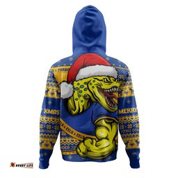 Amazing Aussie Parramatta Eels Ugly Knit Style For Christmas Game Fans Hoodie