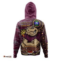 Amazing Aussie Queensland Maroons Spirit Of NAIDOC Series Hoodie