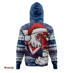 Amazing Aussie Sydney Roosters Ugly Knit Style For Christmas Game Fans Hoodie