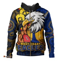 Amazing Aussie West Coast Eagles NAIDOC Spirit Of Country Hoodie