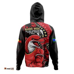 Amazing Aussie Redcliffe Dolphins NAIDOC Indigenous Warrior Spirit Hoodie