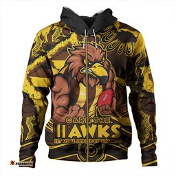 Amazing Aussie Hawthorn Blazing Spirit Of Victory Hoodie