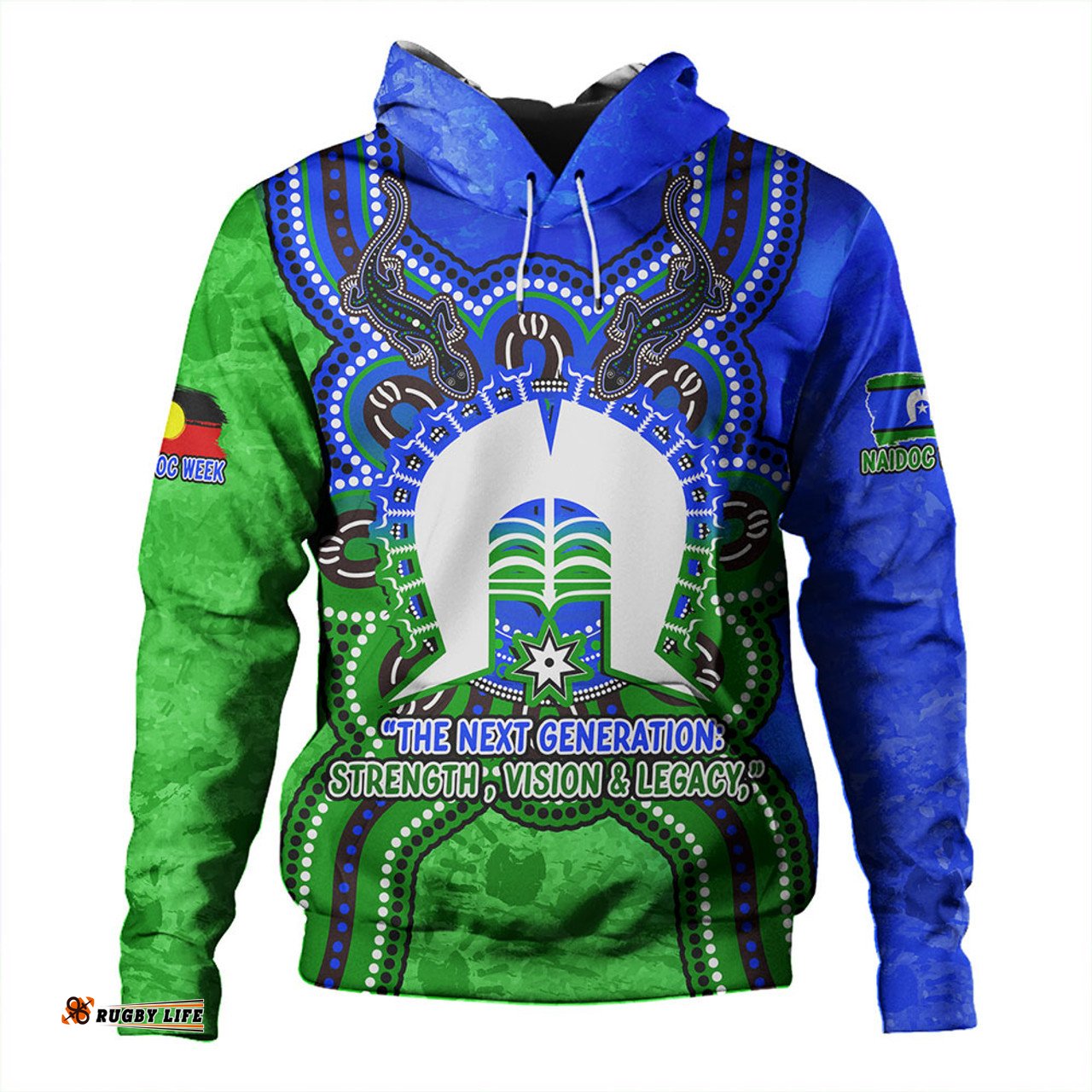 Amazing Aussie Indigenous Australian Aboriginal Dhari Dreams NAIDOC Edition Hoodie