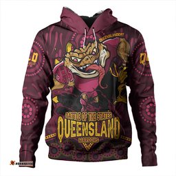 Amazing Aussie Queensland Maroons State Crusher Maroons Hoodie