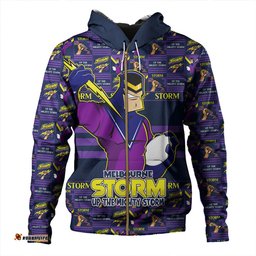Amazing Aussie Melbourne Storm Champion s Pride Comic Style Hoodie