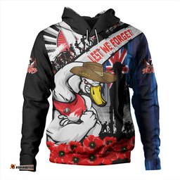 Amazing Aussie Sydney Swans Anzac Day Honor United In Spirit Hoodie
