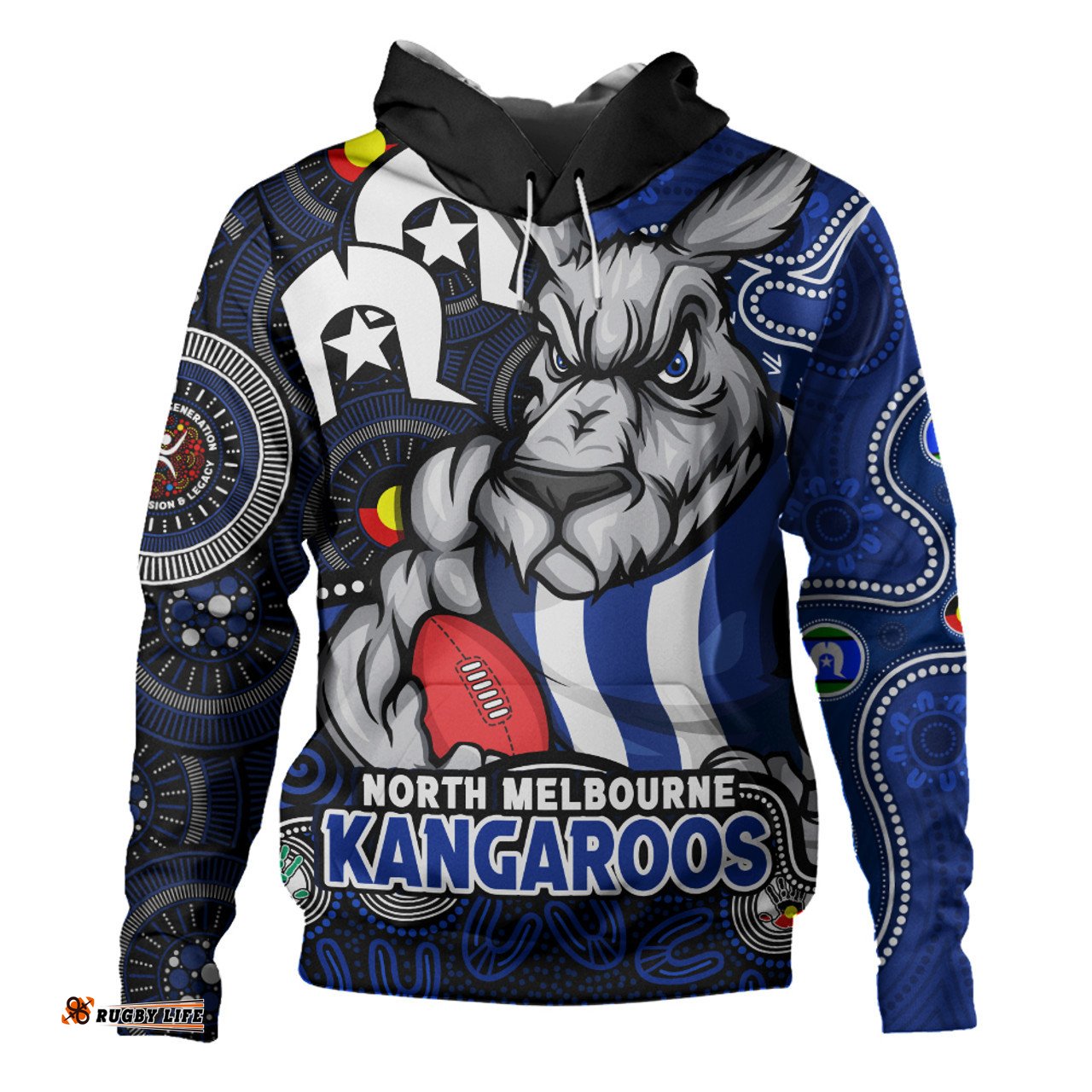 Amazing Aussie North Melbourne NAIDOC Spirit Of Country Hoodie
