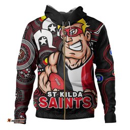 Amazing Aussie St Kilda NAIDOC Spirit Of Country Hoodie