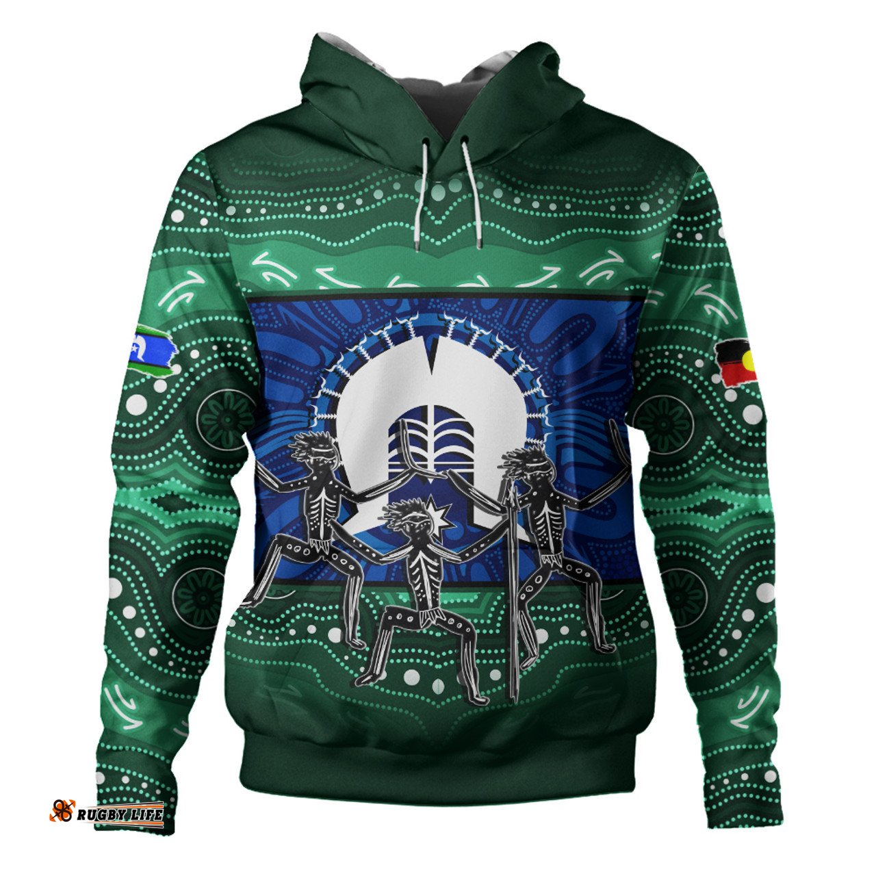 Amazing Aussie Indigenous Australian Aboriginal Torres Warrior Spirit NAIDOC Week Dance Edition Hoodie