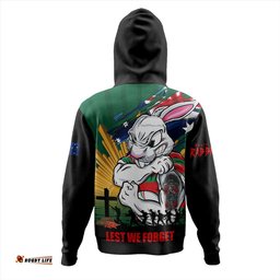 Amazing Aussie South Sydney Rabbitohs Fearless ANZAC Defender Hoodie
