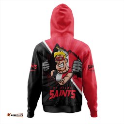 Amazing Aussie St Kilda Breaking Through Fan Design Hoodie