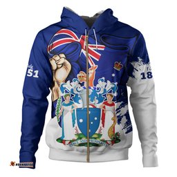 Amazing Aussie Victoria Power Pride And Heritage Crest Hoodie