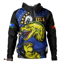 Amazing Aussie Parramatta Eels NAIDOC Indigenous Warrior Spirit Hoodie
