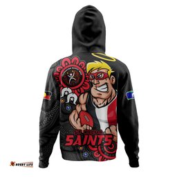 Amazing Aussie St Kilda Power Through Generations NAIDOC Edition Hoodie