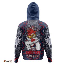 Amazing Aussie Sydney Roosters Aboriginal Pattern Inspired Victory Is Ours Hoodie