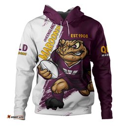 Amazing Aussie Queensland Maroons Battleborn Maroons Hoodie