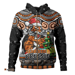 Amazing Aussie Wests Tigers Aussie Ugly Christmas For Die Hard Fan Supporters Hoodie