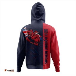Amazing Aussie Melbourne Burning Passion Of Power Scratch Style Hoodie