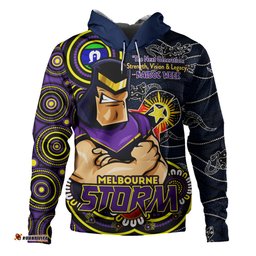 Amazing Aussie Melbourne Storm Spirit Of NAIDOC Series Hoodie