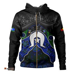 Amazing Aussie Indigenous Australian Aboriginal Torres Warrior Legacy NAIDOC Journey Hoodie