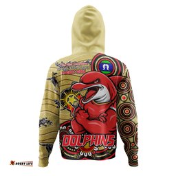 Amazing Aussie Redcliffe Dolphins Spirit Of NAIDOC Series Hoodie